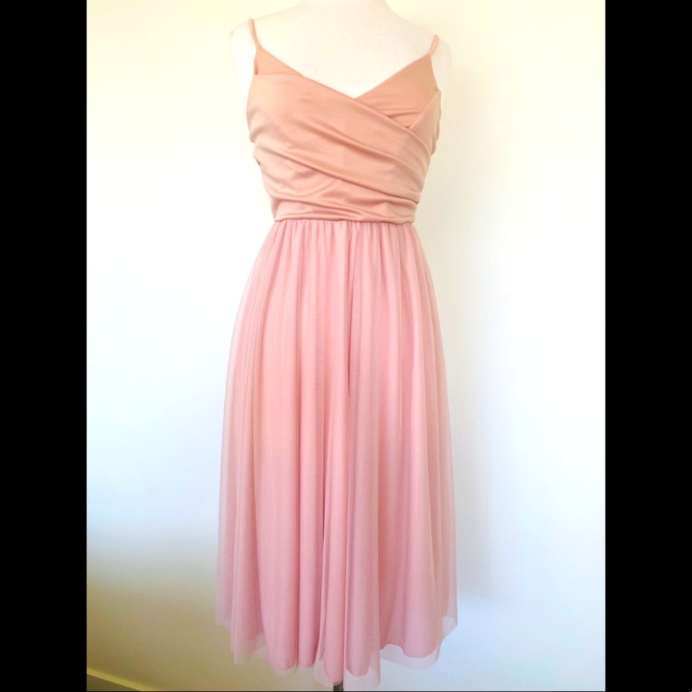 Pink tulle dress